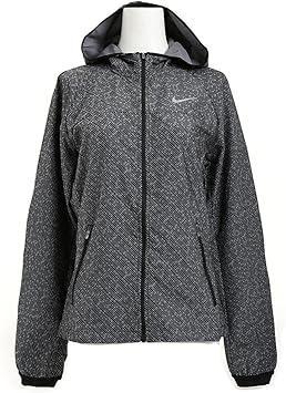 Amazon Co Jp ナイキｎｉｋｅ ナイキ ウィメンズ ミティアー レーサー ジャケット ０１０ ブラック リフレクティブシルバー ｎｊｐ ７１９７７０ ０１０ サイズ S スポーツ アウトドア