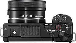 Sony Alpha ZV-E10 Mirrorless Vlog Camera with