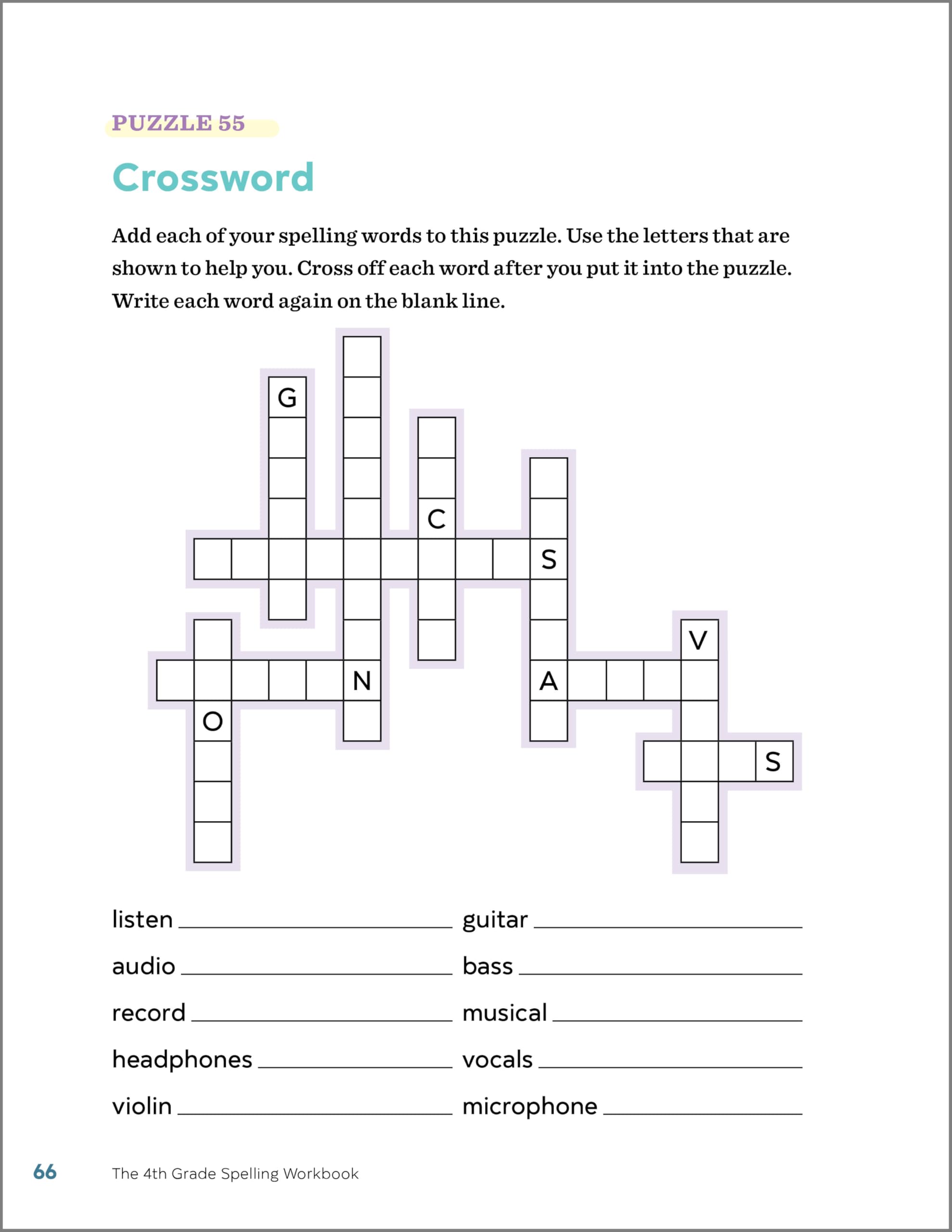 The 4th Grade Spelling Workbook: 95+ Games and Puzzles to Improve Spelling Skills The 4th Grade Spelling Workbook: 95+ Games and Puzzles to Improve Spelling Skills Paperback Spiral-bound