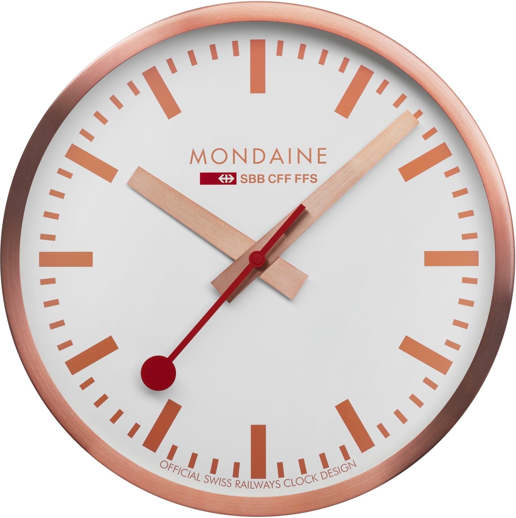 Mua Mondaine Wall Clock A990.Clock.18SBK 25cm Official Swiss Railways Clock Red Second