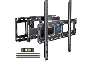 Pipishell Full Motion TV Wall Mount for 26-74 inch TVs, up to 99lbs Max VESA 400x400mm, Wall Mount TV Bracket with Articulati