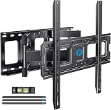 Pipishell TV Wall Mount for 26-74 inch LED LCD OLED 4K TVs up to 99lbs, Full Motion TV Mount Bracket Articulating Swivel Extension Tilting Leveling Max VESA 400x400mm, Fits 12/16 Inch Wood Studs