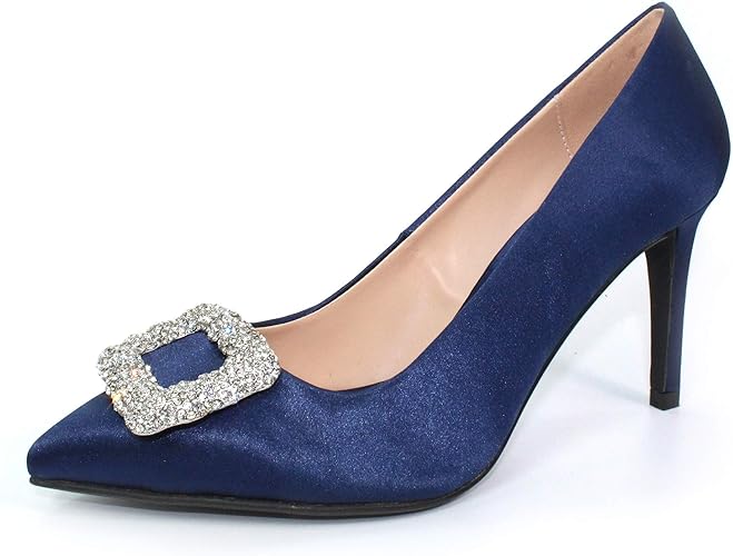 navy peep toe court shoes