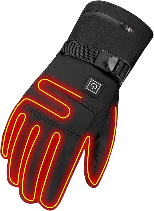 Bajbumgn USB Heizhandschuhe - Wiederaufladbare Wärmehandschuhe Mit Touchscreen Für Outdoor