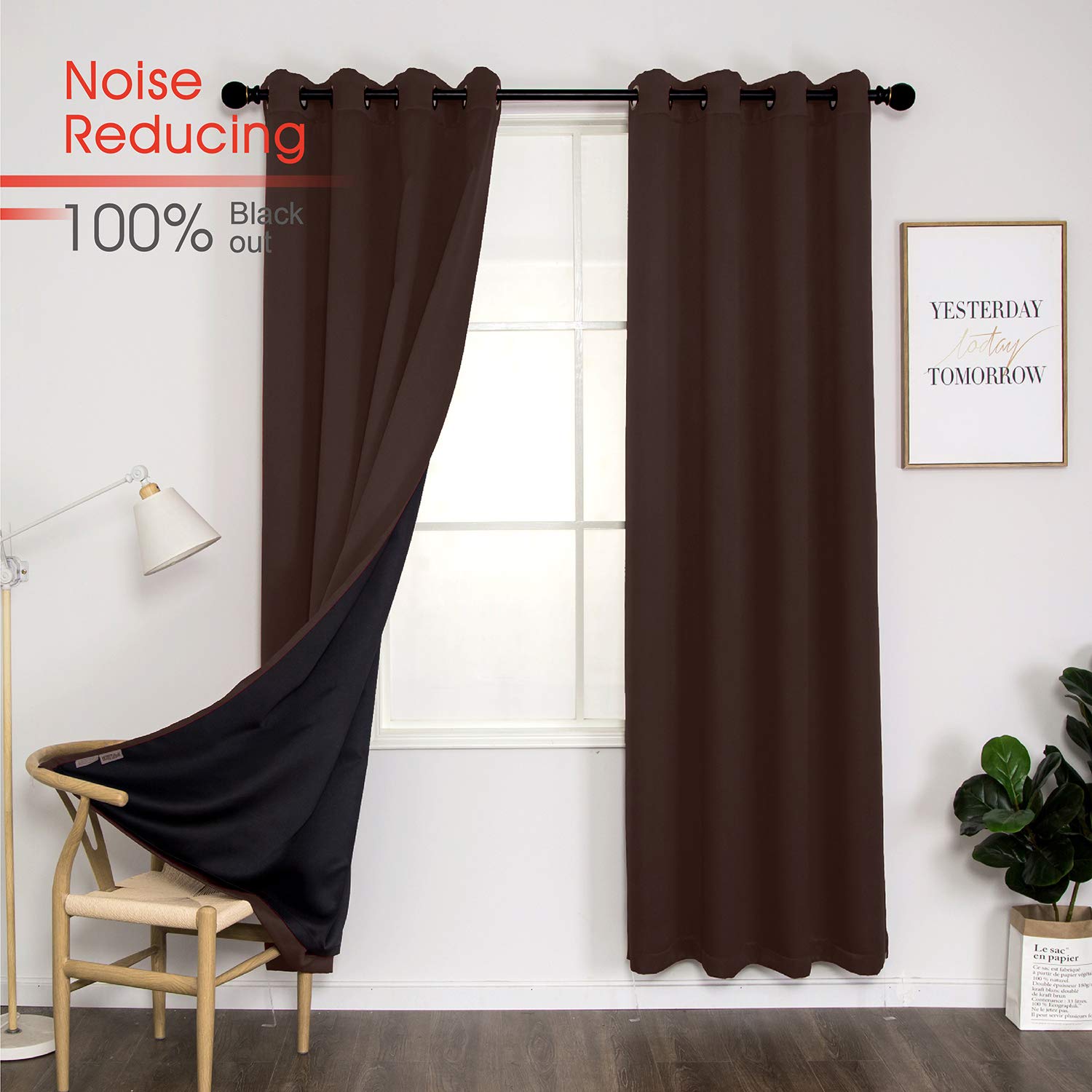 Best double layer living room curtains
