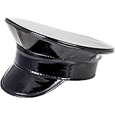 Funk Plus Captain Hat Police Hat Alternative Rave Punk Goth Hat Cosplay Head Gear