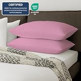 DN Collection Pillow Cases 2 Pack | 100% Microfiber | Pink 50x75cm view 8