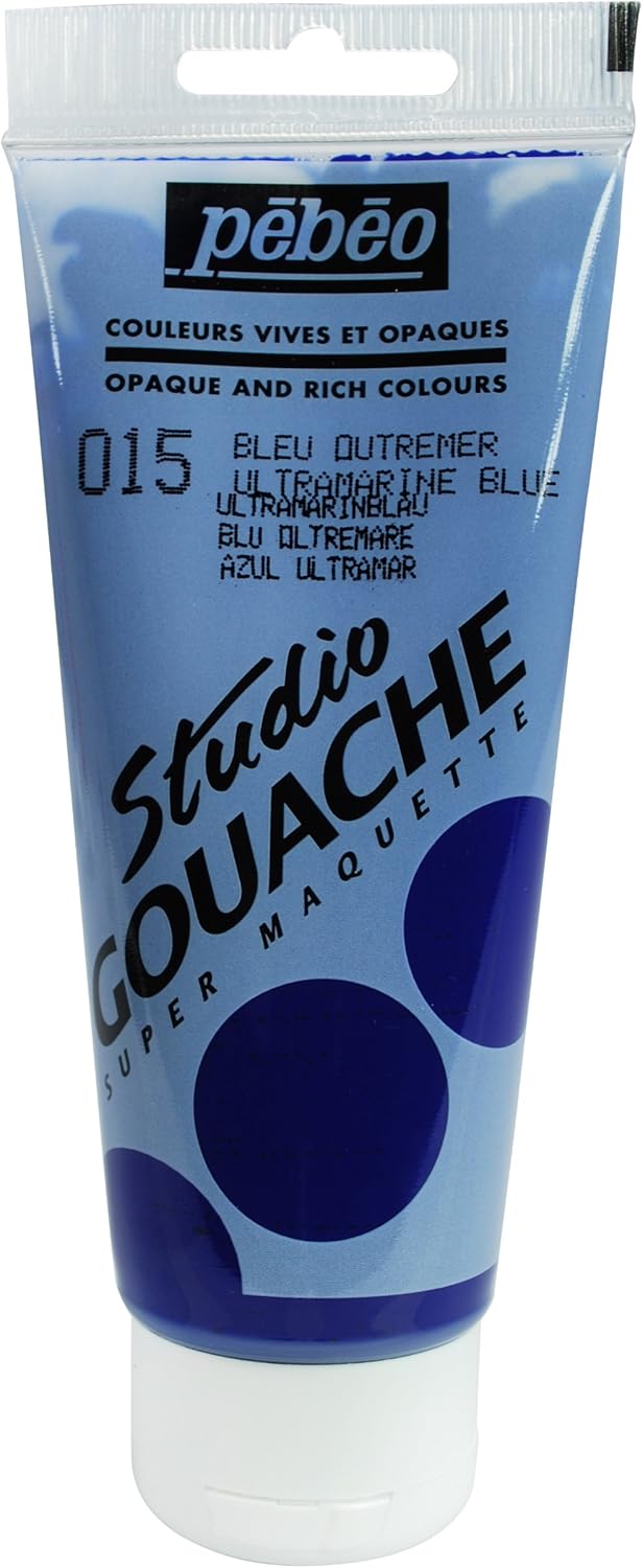 PEBEO 100 ml Studio Gouache, Ultramarine Blue, 100 ml (Pack of 1)