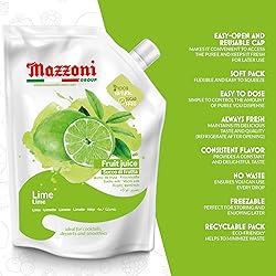 Mazzoni Real Lime Juice, 100% Pure Just Lime