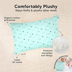 Mini Toddler Pillow with Pillowcase - 9x13 My
