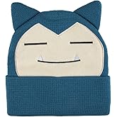 Bioworld Pokemon Snorlax Embroidered Beanie Cap Hat One Size Licensed New Blue