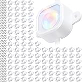 Vokelater 100Pcs Light Clips for Govee H706, Mounting Brackets Compatible with Govee Pro Permanent Outdoor Lights Extension, 200pcs Screws Secure Installation