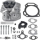 Cylinder Head Kit for Honda GX340 GX390 11-13HP Engine | Includes rockers, valves, springs, gaskets, bolts, spark plug, assembled ready to install