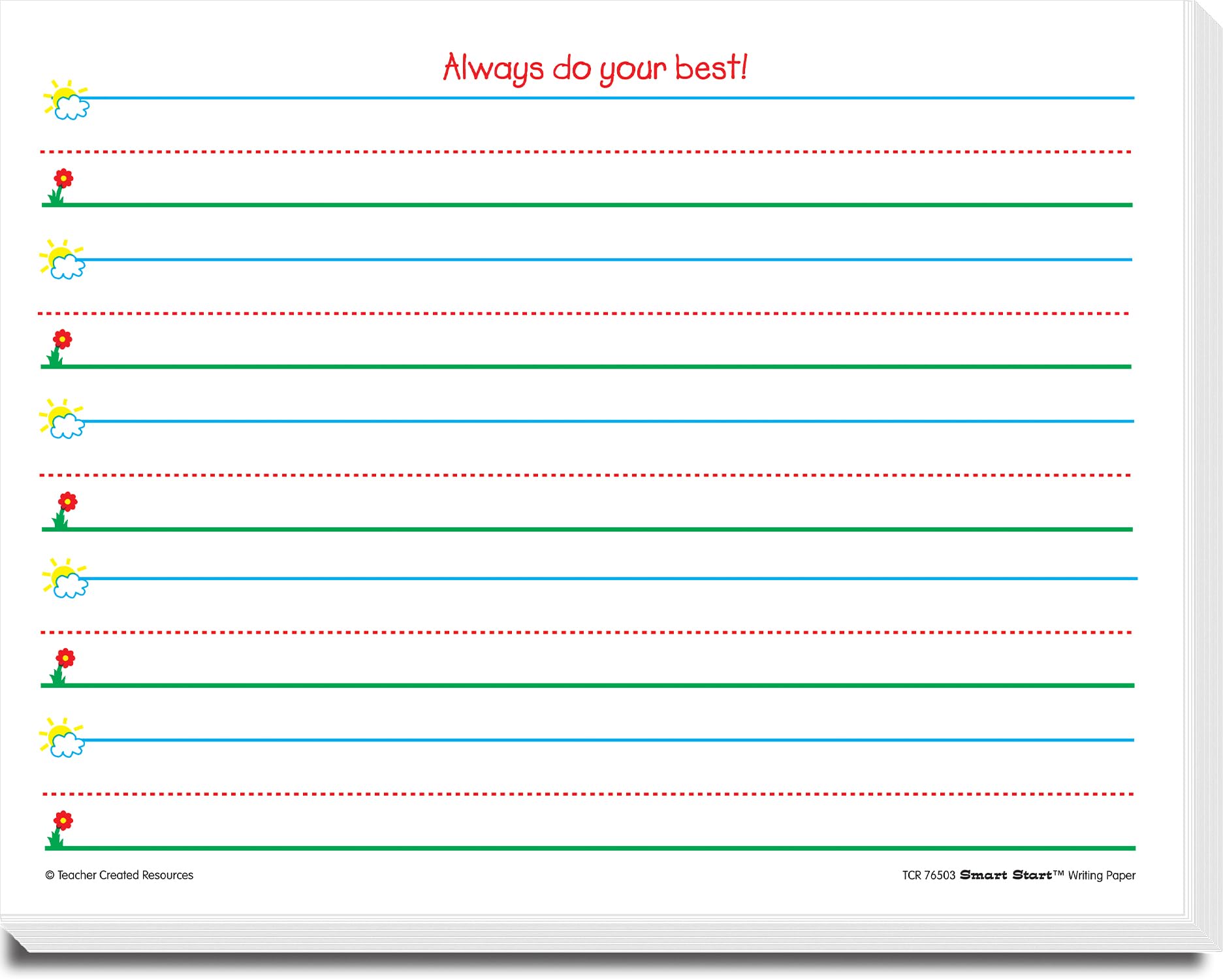 Teacher Created Resources (76503) Smart Start K-1 Papel De