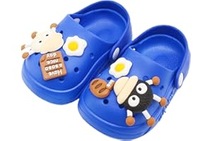 icosylify Toddler Shoes Clogs Slide Sandals for 0-8yrs Kids Unisex for Girls and Boys Garden Shoes Cartoon Slides Slip-Resistance Sandals Beach Pool Slippers