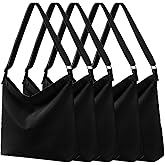 Women's blank large Size Canvas Crossbody Tote Handbags Shoulder Bag