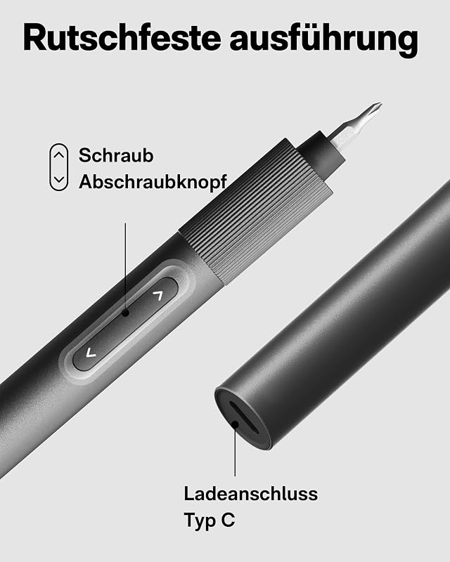 Elektro Schraubendreher Set, 0.2 N.m Magnetischer Schraubenzieher
