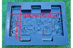 BETONEX Concrete molds DIY Sold Mold for Concrete Decor Fence Pillar & Column Flower Garden Box F10 (Model 1)