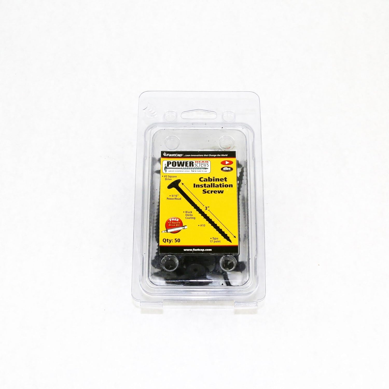 Amazon Com 3 Black 10 Powerhead Wood Screws 50 Pack