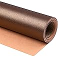 RUSPEPA Chocolate Brown Matte Wrapping Paper - Solid Color Pearly - luster Paper Perfect for Wedding, Birthday, Christmas, Baby Shower -17 Inches X 32.8 Feet