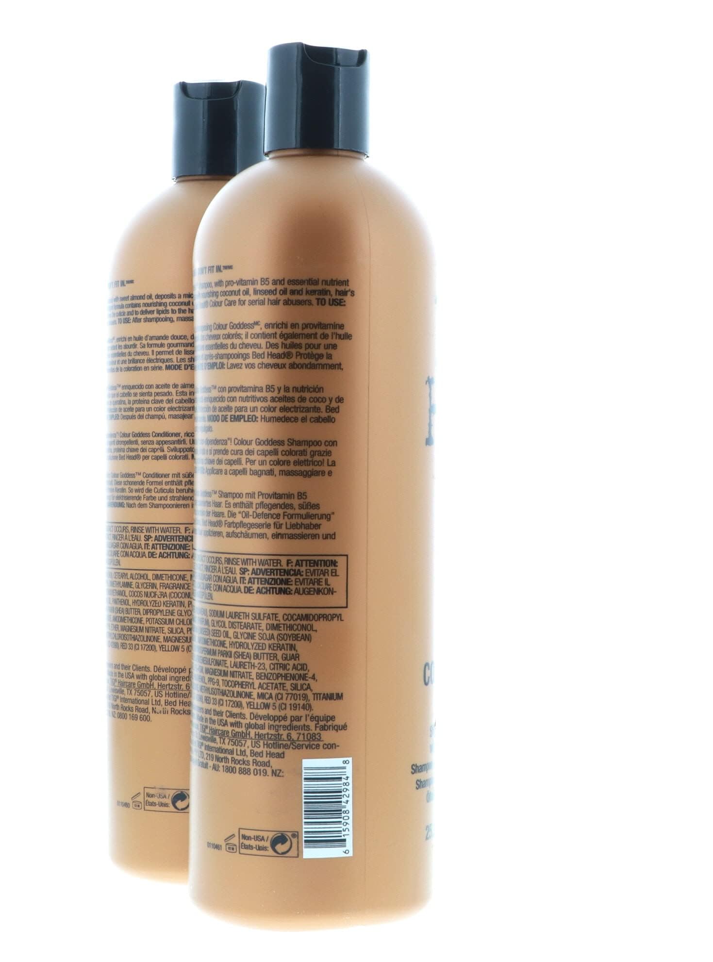 Bed Head Shampoo and Conditioner, Color Goddess, 25.36 Fl Oz (Pack of 2)