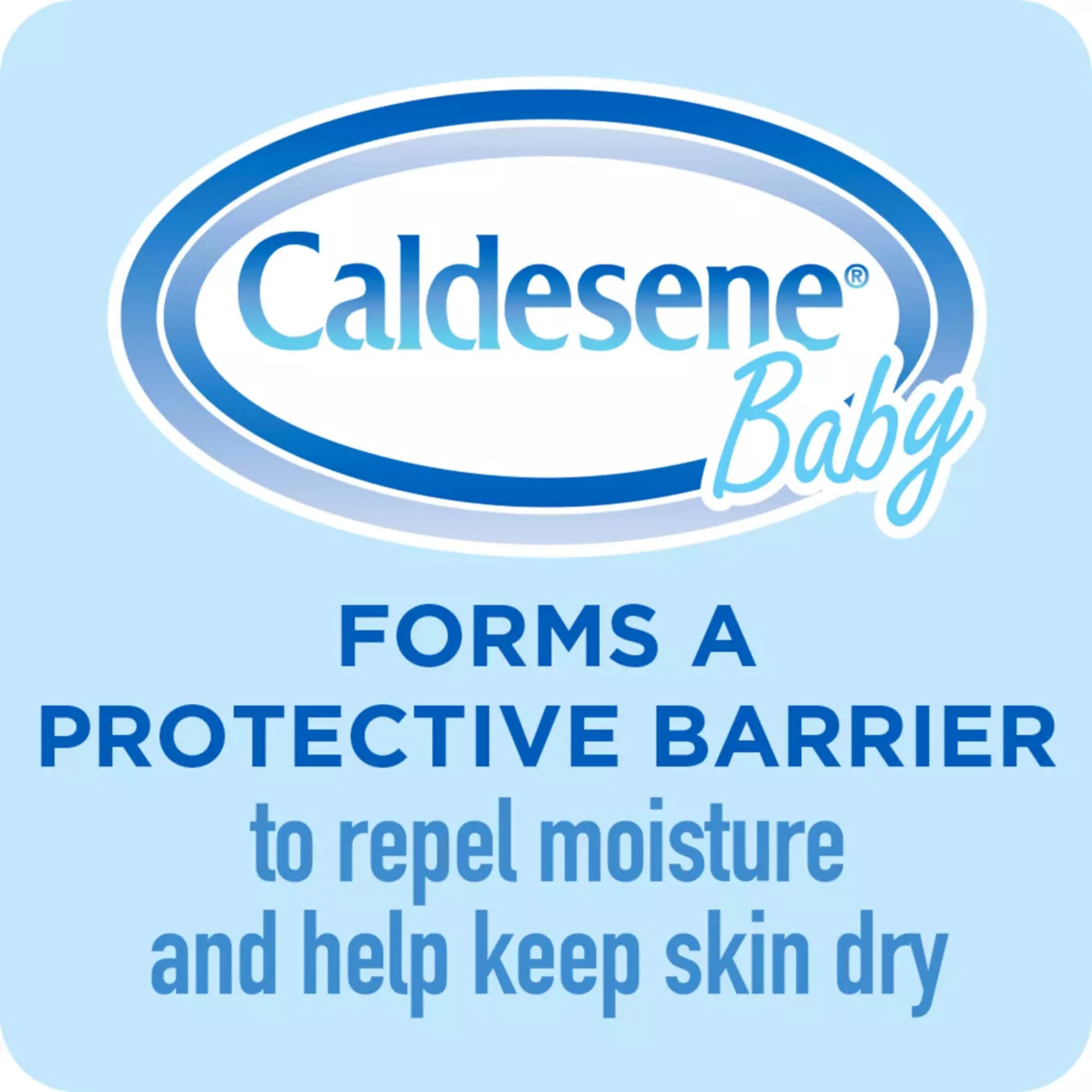 Caldesene Dry & Comfy Baby Powder with Zinc Oxide & Cornstarch, Free from Talc & Preservatives, 5 Oz., Pack of 6