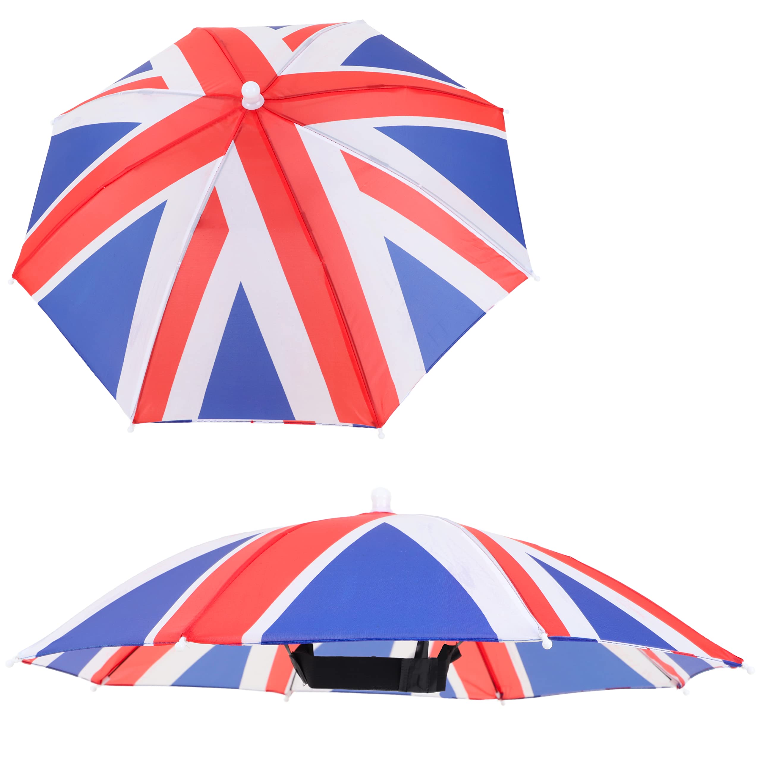 Toyland® Union Jack Umbrella Hat - Perfect For British Celebrations - British Fancy Dress