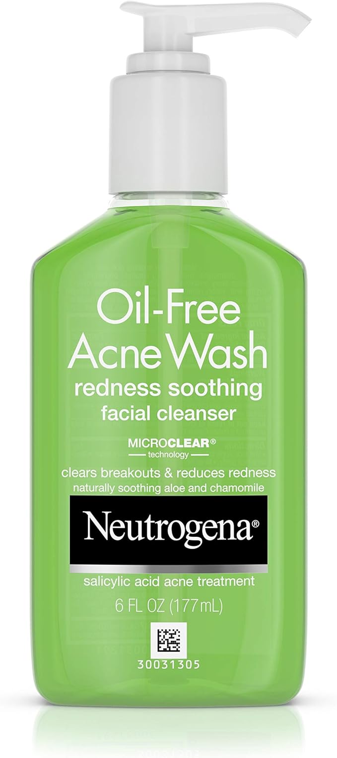 neutrogena aloe face wash