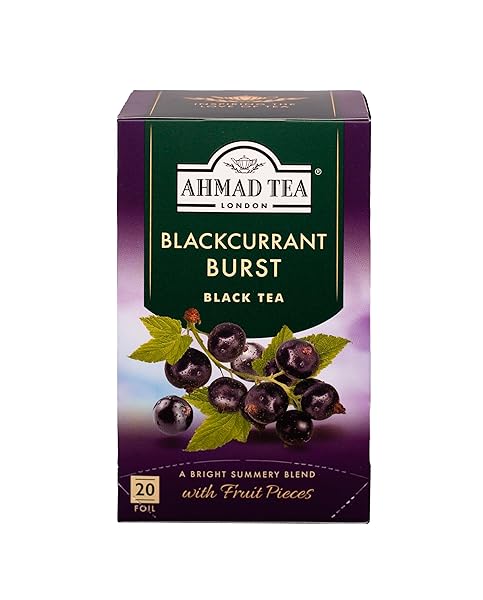 AHMAD TEA BLACKCURRANT BURST BLACK TEA, 20-COUNT BOXES...