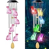 Cat Solar Wind Chimes for Outside - AIONASA Color