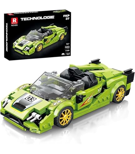 Reobrix 687 Lamborghini SVJ Building Blocks Set, 1:24 Scale Model