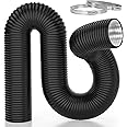 ATOM NEXUS 6 Inch 8 Feet Dryer Vent Hose, Aluminum Flexible Duct with 2 Duct Clamps, 4 Layer Protection Heavy-Duty Dryer Hose for Heating Cooling Ventilation and Exhaust