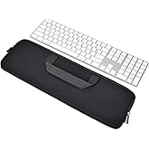 Neoprene Case Sleeve Bag for Apple Mac Studio/2024 2023 iMac 24" Magic Keyboard With M4 M3 M1 Touch ID and Numeric Keypad A2520, MQ052LL/A A1843 Protective Pouch - Black