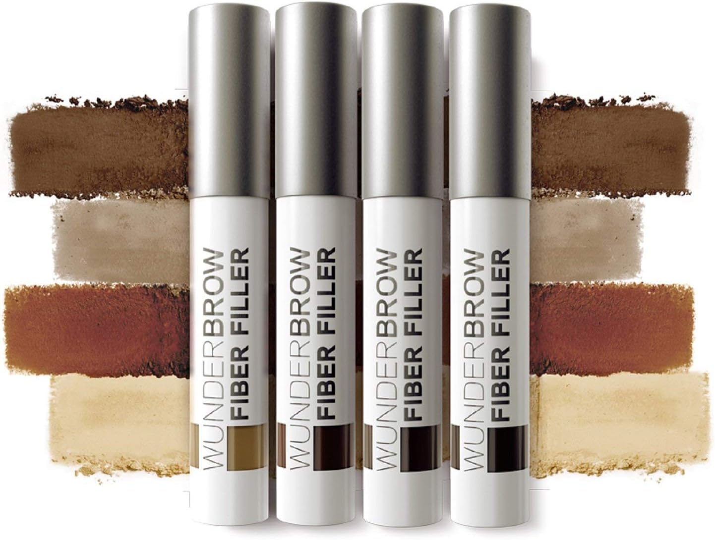 WUNDERBROW FIBER FILLER Makeup Eyebrow Powder Auburn Easy Eye Brow Shaper Long Lasting Transferproof - Image 4