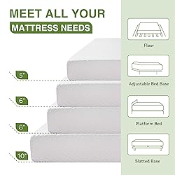 EGOHOME Full Size Memory Foam Mattress, 10 Inch Bed