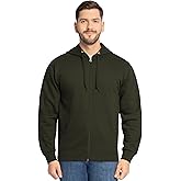 Fruit of the Loom Eversoft Fleece Full Zip Hoodie Sweatshirt