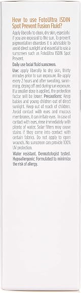 ISDIN FotoUltra Spot Prevent SPF 50+ Fusion Fluid Sunscreen 50ml Prevents view 5