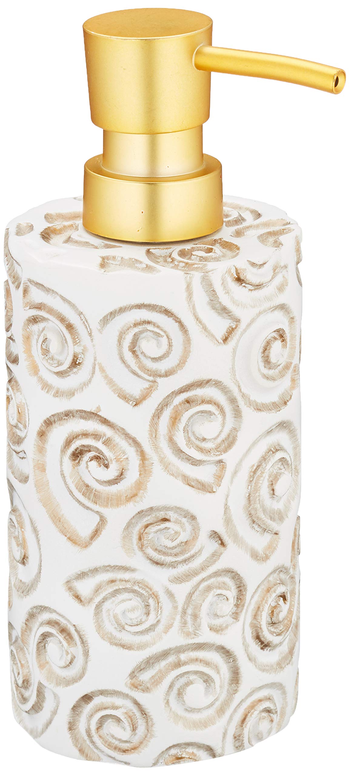 CIPI' Dispenser, White/Gold, Unique