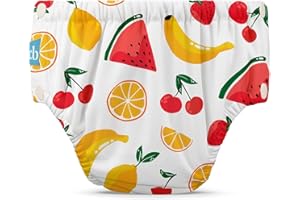 Charlie Banana Reusable Swim Diaper, Washable, with Easy On and Off Snaps for Baby Girls Boys, Soft and Snug Waterproof Fit t