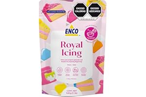 ENCO White Royal Icing Mix Vanilla flavor, Icing for Decorating Cookies (1.1 lb (500GR))