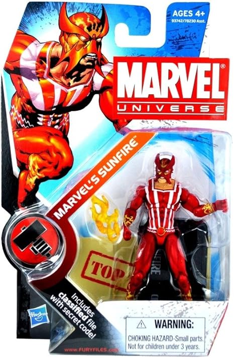 Amazon Com Hasbro Marvel Universe 3 3 4 Series 6 Action Figure Marvel S Sunfire Toys Games
