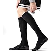 Lycheers Compression Socks 20-30mmHg Graduated Knee High - Support Socks for Women & Men, Nurses Running Travel