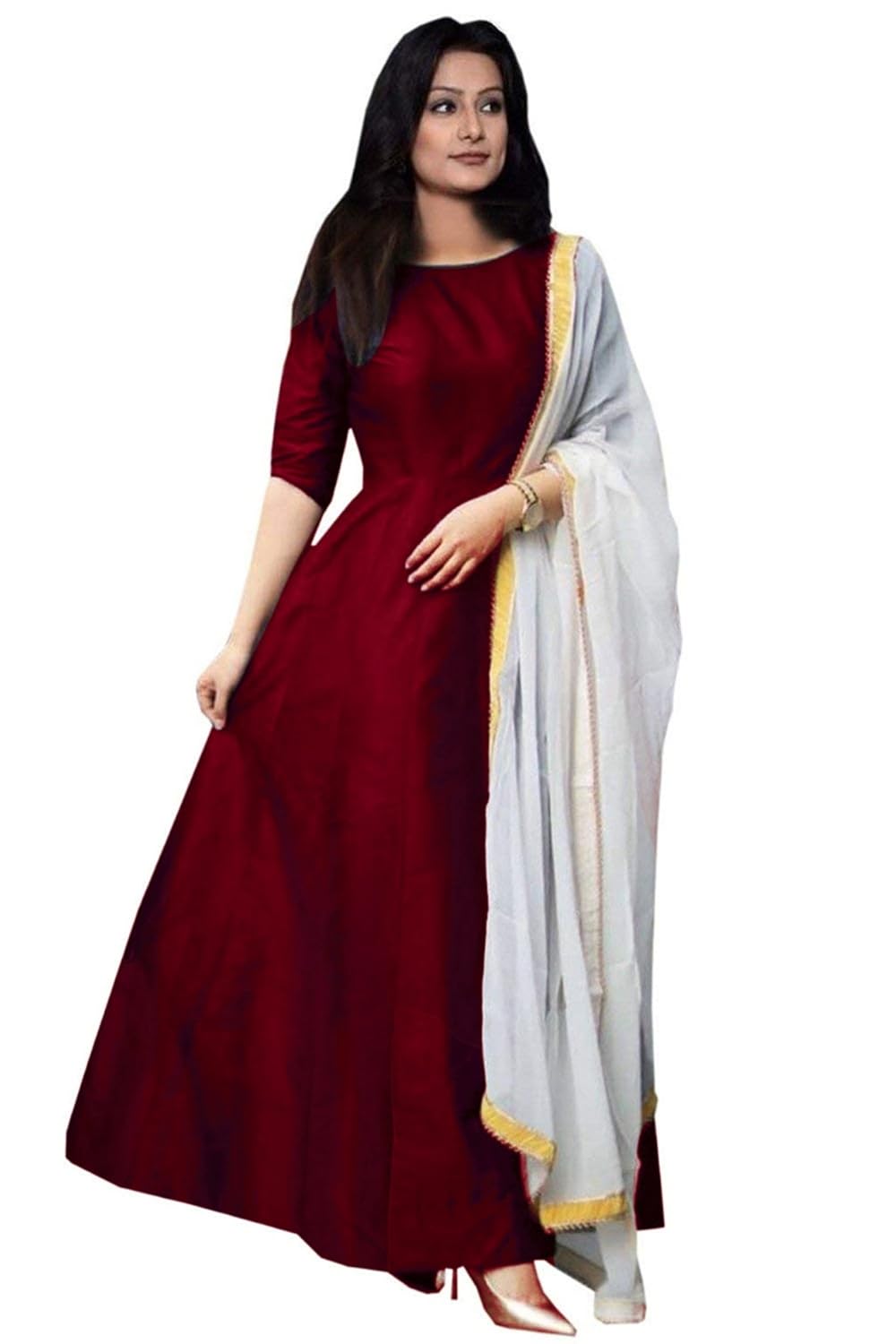 royal export women's a-line maxi dress