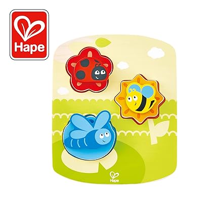 Hape Dynamic Insect Puzzle Game, Multicolor, 6.69 x 8.19