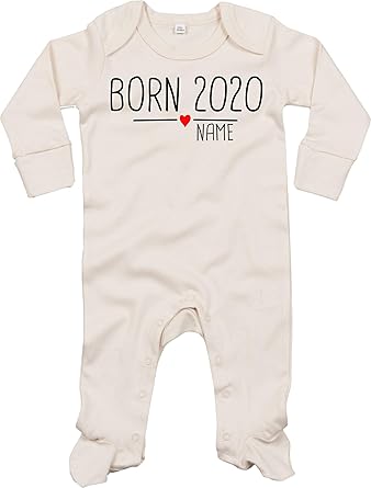 born in 2020 romper
