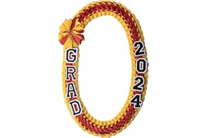 TFTAFAN Graduation Leis Grad 2024 money lei Graduation Leis Graduation Necklace Braided Necklaces For High School College Graduation DIY Decors Party Supplies
