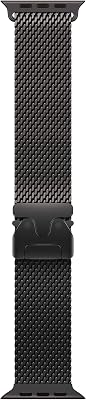 Watch Band - Pulsera Milanese Loop - 49 mm - Titanio Negro - Talla L
