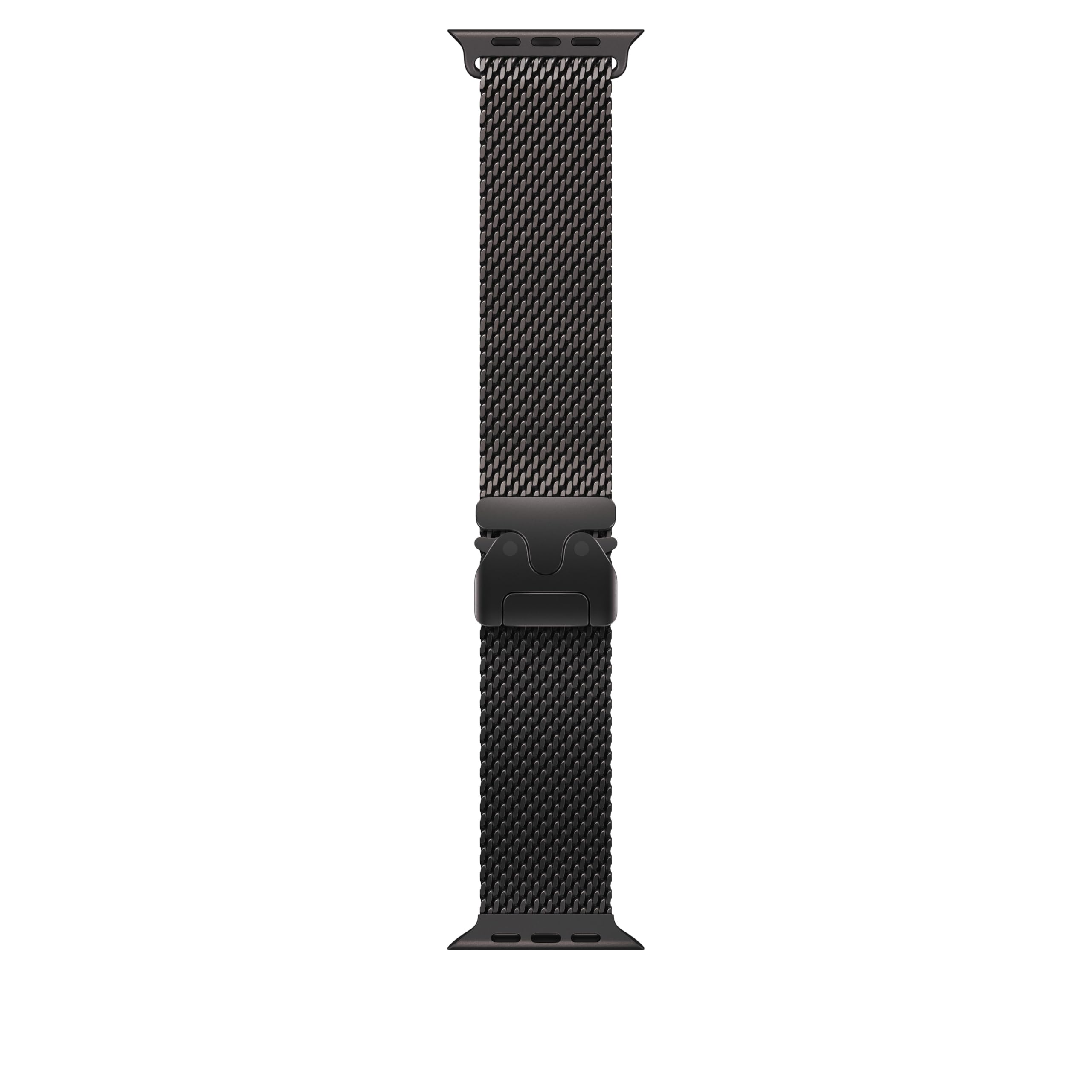 Apple Watch Band - Milanaise Armband - 49 mm - Schwarz - Medium