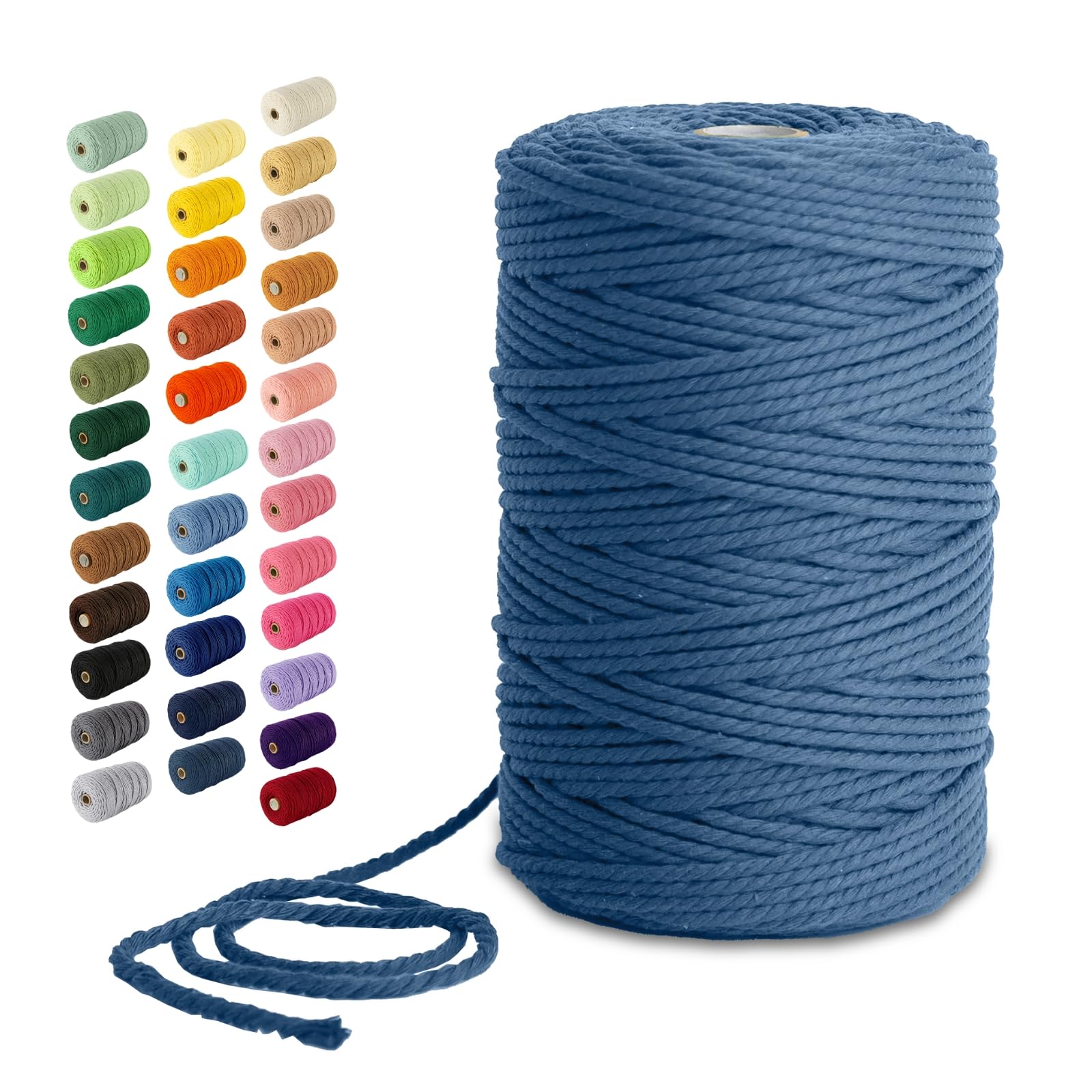 Nook Theory Macrame Cord - 3mm 220 Yards Cotton