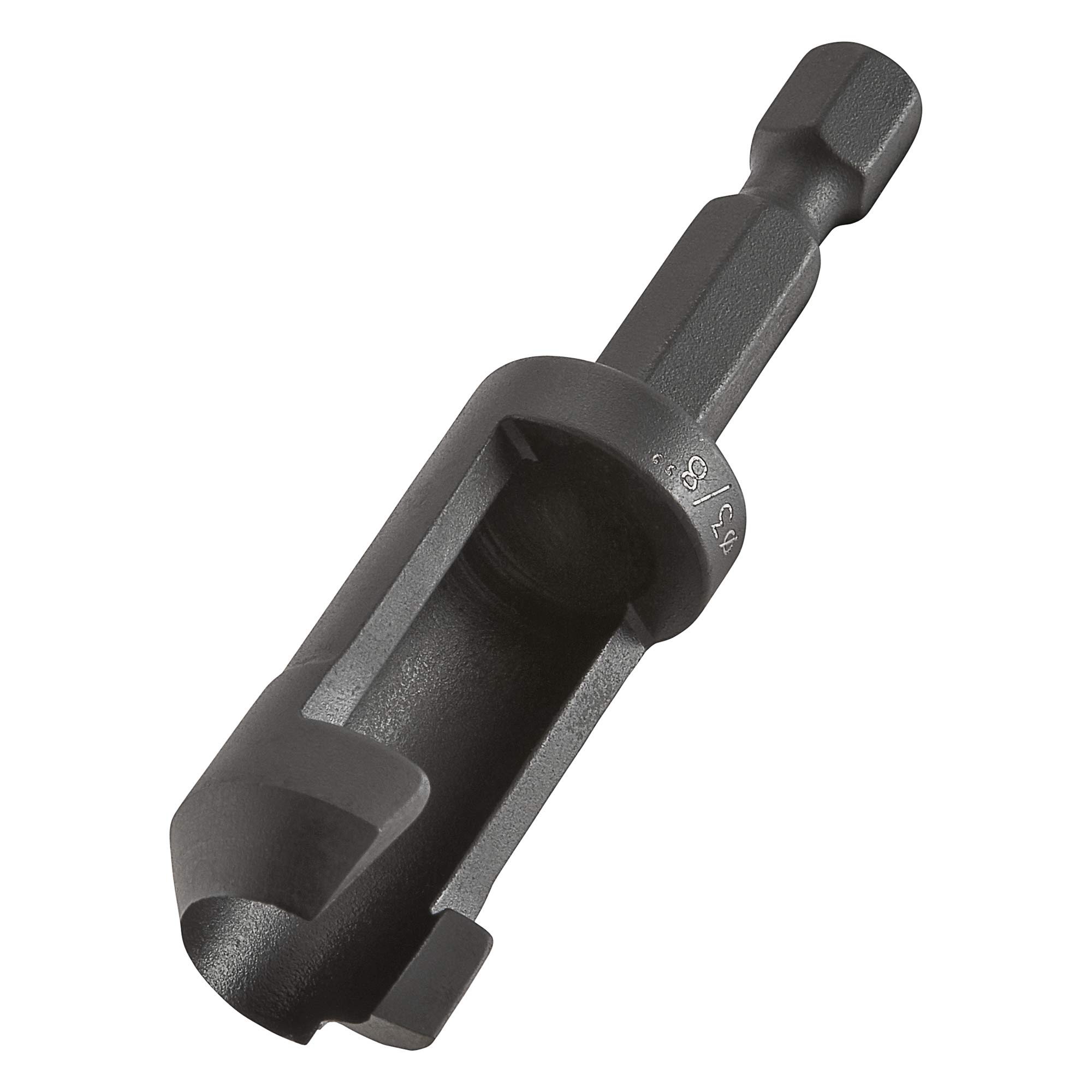 Trend Snappy 9.5mm Tube Plug Cutter for Hard & Softwoods, Tool Steel, Quick Release Drill System Compatible, SNAP/PC/95T